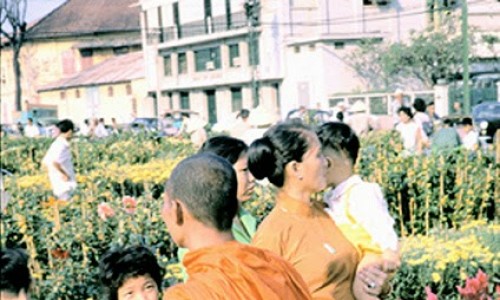 Tết xưa , chợ hoa Sài Gòn 30