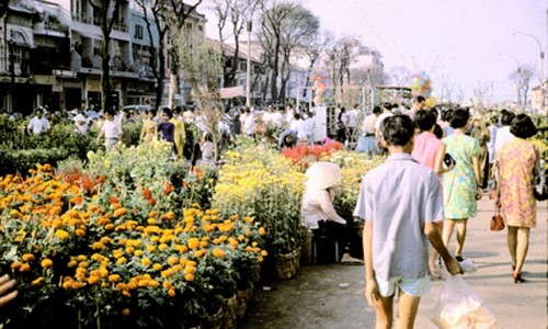 Tết xưa , chợ hoa Sài Gòn 33