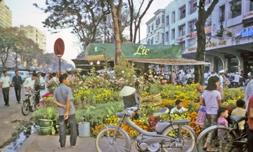 Tết xưa , chợ hoa Sài Gòn 44