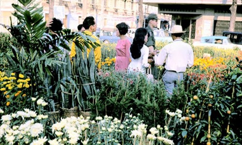 Tết xưa , chợ hoa Sài Gòn 35