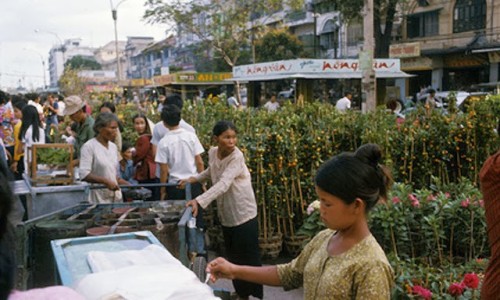 Tết xưa , chợ hoa Sài Gòn 36
