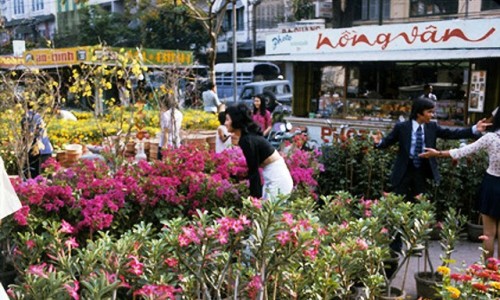 Tết xưa , chợ hoa Sài Gòn 38