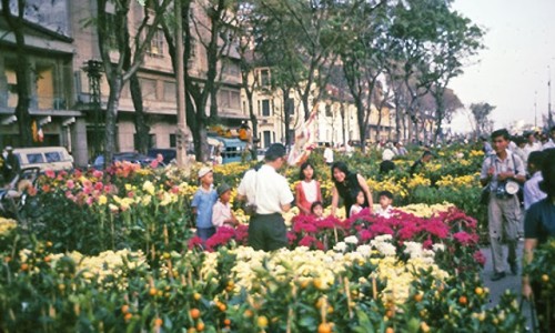 Tết xưa , chợ hoa Sài Gòn 41
