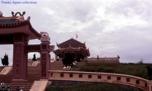 The Temple At The Entrance Of The ARVN National Cemetery On 1A - Photo by Gregory M. Farris 1968-69