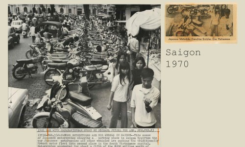 Saigon 1970 (Honda City) - Trước Tòa Đô Chánh