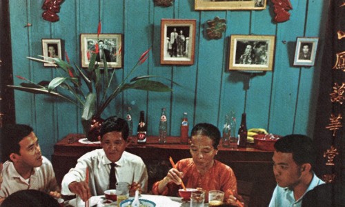 Family feast in Vietnam ,1970