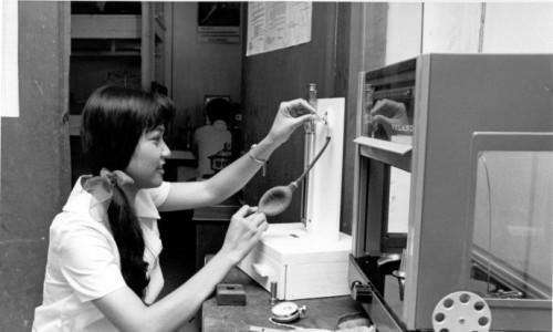 nhà máy xi măng Hà Tiên ở Thủ Đức - Kỹ thuật viên nhà máy