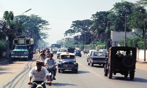 Saigon 1968 - Đường Công Lý, nay là NKKN - Photo by Brian Wickham