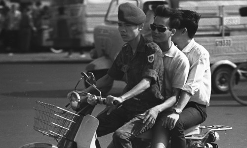 Saigon 1968 - ARVN Ranger & friends - Photo by Brian Wickham