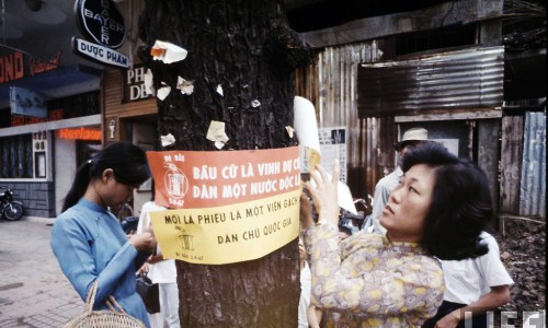 Saigon 1967 - Bầu cử Tổng thống. Saigon Election Posters