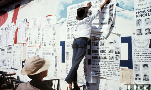 Saigon 1967 - Bầu cử Tổng thống. Saigon Election Posters