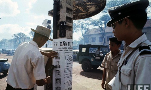 Saigon 1967 - Bầu cử Tổng thống. Saigon Election Posters