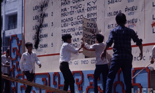 Saigon 1967 - Bầu cử Tổng thống.Saigon Election Posters