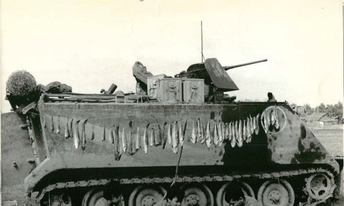 ARVN M125 mortar track