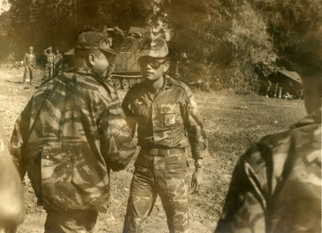 Tr Tá Nguyễn đình Bảo tại Campuchia 8/1971